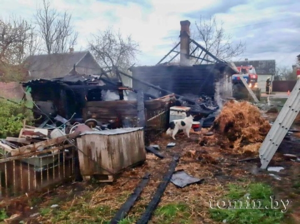 В Яцковичах под Брестом горели два дома В Яцковичах под Брестом горели два дома