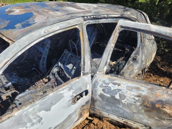 В Ивацевичском районе сгорел легковой автомобиль