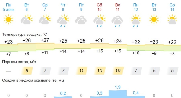 Какая погода ждет жителей Бреста в ближайшие дни