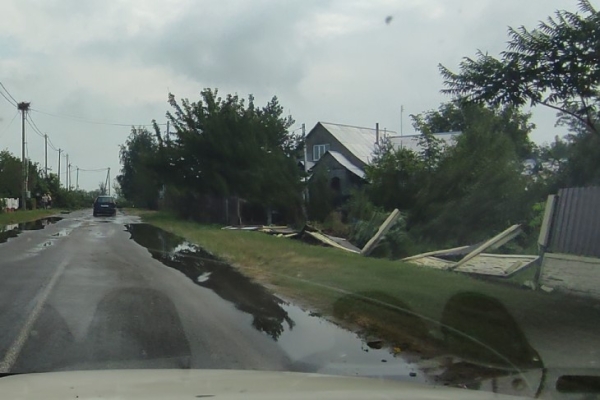 Серьёзные последствия непогоды в Антополе