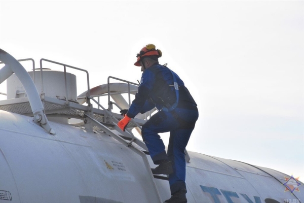 В Бресте прошли учения на железнодорожном транспорте