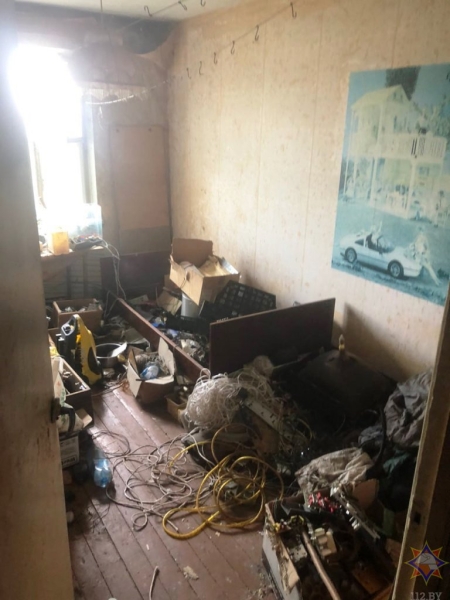 В Ивацевичском районе горела квартира