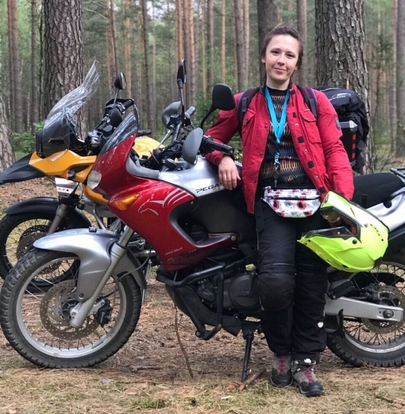 Белоруска на мотоцикле побывала на Баренцевом море Белоруска на мотоцикле побывала на Баренцевом море