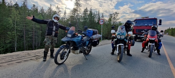 Белоруска на мотоцикле побывала на Баренцевом море Белоруска на мотоцикле побывала на Баренцевом море