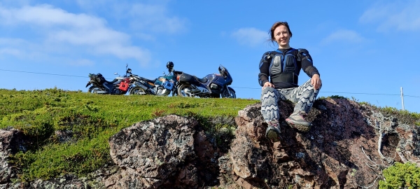 Белоруска на мотоцикле побывала на Баренцевом море Белоруска на мотоцикле побывала на Баренцевом море