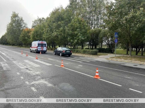 Женщину сбили на пешеходном переходе в Барановичах