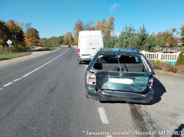 В Ляховичском районе столкнулись три автомобиля. Кто виноват? В Ляховичском районе столкнулись три автомобиля. Кто виноват?