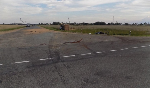 Грузовик столкнулся с легковушкой под Мстиславлем, погибли супруги. Появилось видео жуткого ДТП