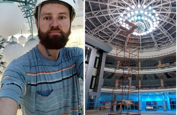 «У меня тоже иногда кровь стынет в жилах». Промышленный альпинист рассказал о своей работе и заработке «У меня тоже иногда кровь стынет в жилах». Промышленный альпинист рассказал о своей работе и заработке