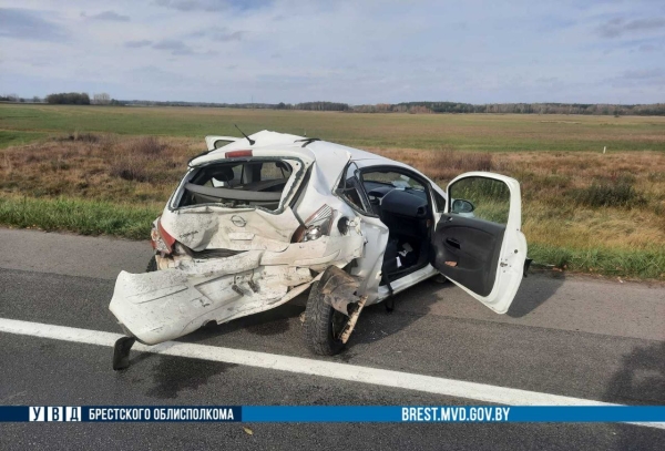 Жесткое ДТП произошло на М1 в Жабинковском районе Жесткое ДТП произошло на М1 в Жабинковском районе