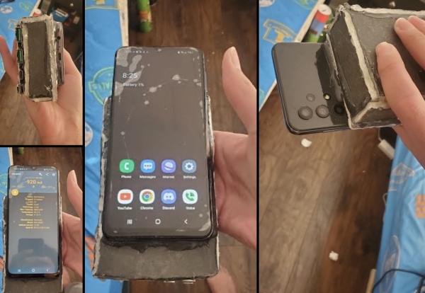 Энтузиаст «встроил» в смартфон Samsung аккумулятор на 30 000 мАч Энтузиаст «встроил» в смартфон Samsung аккумулятор на 30 000 мАч
