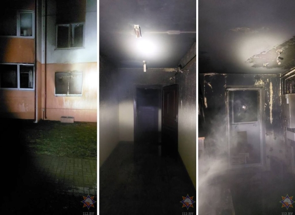 Восемь человек эвакуированы во время ночного пожара в городе-спутнике Бреста